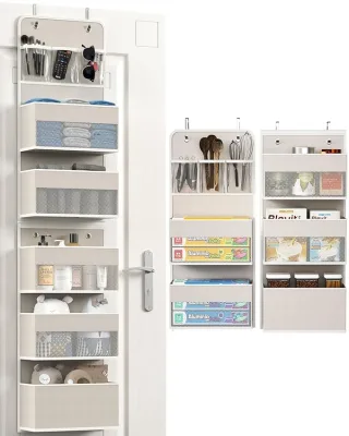 Closet Organizer and Storage Over the Door Organizer 6 Shelf Camper Storage Behind the Door Storage Organizer