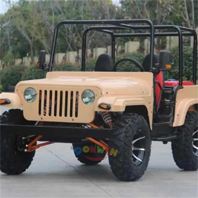 Modern Style New Electric Mini Car Kit Jeep Stype Jeep for Kids to Ride Electric Thar Car 4x4 jeep