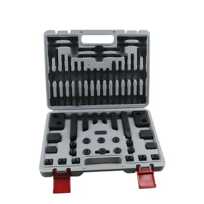 Other Machine Tool Accessories CNC 58 Pieces M12 Milling Machine Steel  Clamping Kit