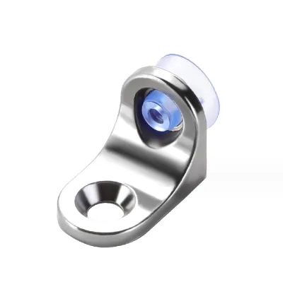 Zinc Alloy Shelves Bracket Pegs Showcase Glass Bracket Shelf Support Peg With Suction Cups