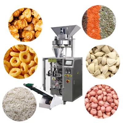 Automatic VFFS Vertical High Speed Nuts Snack Dried Fruits Granule Packing Machine Plastic Pillow Bags Packaging Machine
