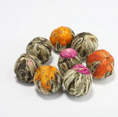 Silver Needle Tea Ball 100% Natural Handmade Beautiful Flower Blooming Health Tea Bag
