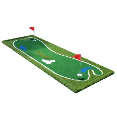 Realistic Indoor Putting Green for Home Practice