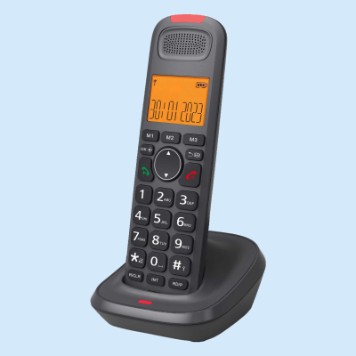 Factory Direct Handfree Mobility Wireless Simple Keypad 50 Phonebooks DECT Digital Cordless Mini Telephone