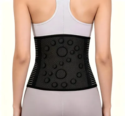 PAIDES Manufacturer-Upgraded New Tourmaline Magnetic Therapy Waist Support Steel-Plate Supported Warm-Keeping Breathable Waist