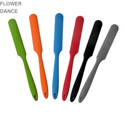 Wholesale Eco-Friendly Small-sized Heat-resistant Non-stick Rectangular Silicone Spatulas for Baking and Cream Scraping