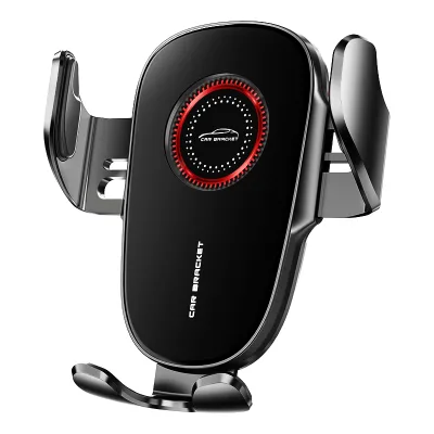 Custom Logo Single Hand Mechanical Lock 360 Degree Car Phone Holder ABS Air Vent CE RoHS Universal Phone Mount