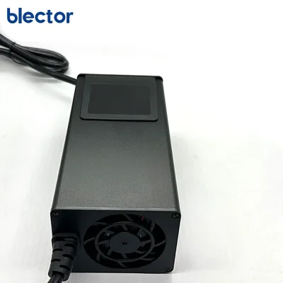 Universal DC Electric Scooter Charger with Short Circuit Protection 60V 10A Fast Charging