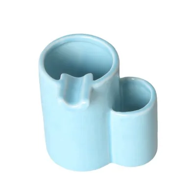 Creative Dust-Proof Ceramic Ashtray with Lighter Placement Ornament Fashionable Home & Hotel Ins Modern & Stylish