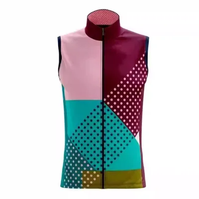 Reversible Lightweight Thermal Fleece Vest Breathable Windproof for Outdoor Cycling Plus Size Waistcoat with Waterproof Feature