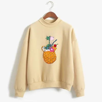 Wholesale Lined Warm Custom Pullover Soft Fleece Unisex Kids Girls Sweatshirt for Winter