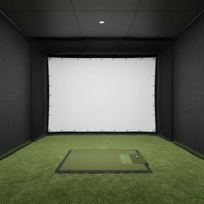 118inch*98inch Golf Simulator Impact Screen Ultra Clear Washable Golf Impact Screen for Indoor Golf Practice