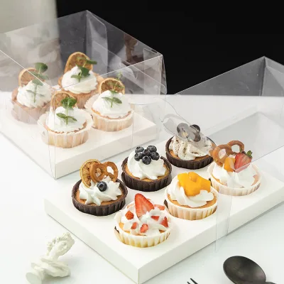 Premium Reusable Plastic Cupcake Container Secure Multi-Cup Dessert Carrier for Parties, Baking, and Gifting