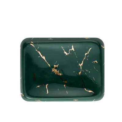 Ceramic Soap Dish, Bar Soap Holder Shower Soap Dishes for Shower Bathroom Kitchen Sink