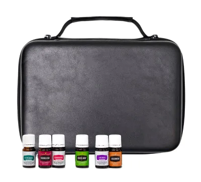 Wholesale Hard Shell Printed Essential Oils Storage Essential Oils Carrying case for 30 Bottles 5ml 10ml 15ml
