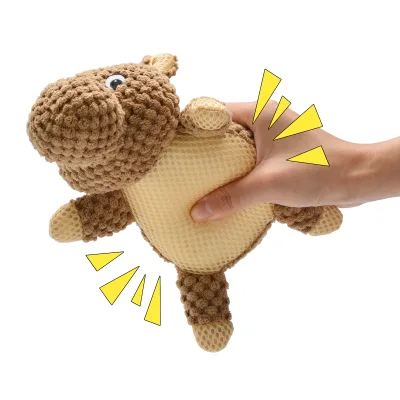 Manufacturer Wholesale Eco-Friendly Polyester Custom Logo Luxury Interactive Chicken Chew Toys Squeaky