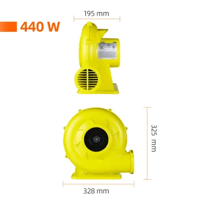Warwick Fan GW-1LGW-1.5L 115V AC 280W/520W DC Motor Dedicated Inflatable Movie Screen Blower High-Efficiency Low-Noise