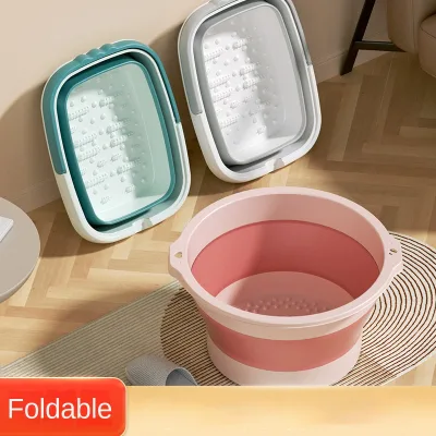 Foldable Foot Bath Tub Thickened Heat-Retaining Home Use New Style Covers Calves Portable Foot-Washing Basin Health-Care Foot