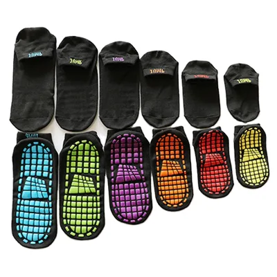 Betta Custom Floor Jump Grip Anti-Slip Trampoline Park Playground Socks Cheap Stock Anti Slip Trampoline Socks