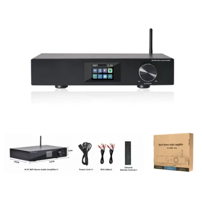 Cloudyx Professional Mini Hi-Fi Network Stereo Amplifier with DLNA Tidal for Optical & for ARC