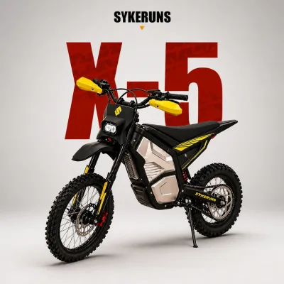 Trail Adventure SYKERUNS X5 3000W Electric System Electric Cross Bike 146N.M High Torque 48V Lithium Battery Extended Range