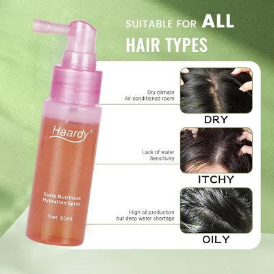 Scalp Care Spray, Hydrating Mist for Scalp & Hair, Refreshes, Non-Greasy, Fast-Absorbing, Gentle Daily Care for Balanced Scalp
