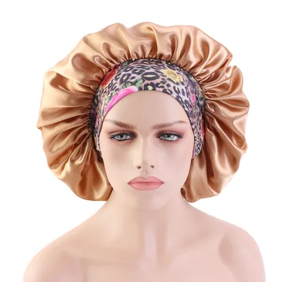 Large Size Bohemian Style Beauty Salon Home Hat Print Headband Night Hats