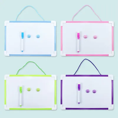 High Quality of Dry Erase Answer Paddle Mini Whiteboard Office Note Hanging White Board for School Classroom Students Use