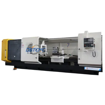 QK1335 CNC Lathe Automatic Large Pipe Compound with Double Chuck Center