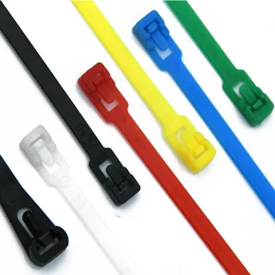 Xu Tai Brand Nylon Reusable 200mm Releasable Cable Tie Free Sample Colorful Model 4.8*200 -10~+70 Working Temp