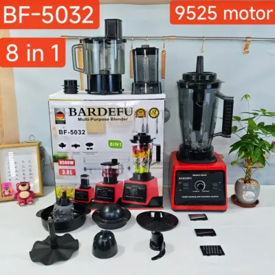 5032 Multifunctional 8 in 1blender Juicer Food Processor Blender 3 in 1 Smoothie Blender Machine Heavy Duty Commercial 9500w