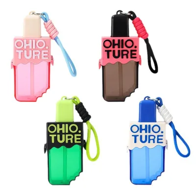 Creative Portable Plastic Drink Cup for Kids High Temperature Resistant Anti-Fall Stylish Horizontal Straw Design Inspired