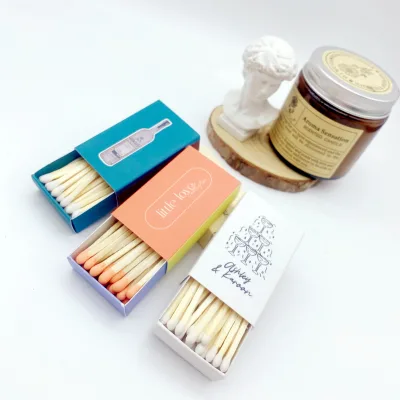 Wholesale Candle Special Lengthened Retro High-End Scented Candle Cigar Matchbox
