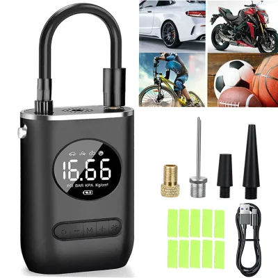 USB Rechargeable Electric Air Compressor Inflator Tire Pump Car MTB Bicycle Bike Portable & Easy to Use