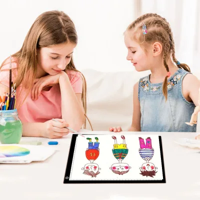 Digital Graphic Tablet A4 LED Artist Thin Art Stencil Drawing Board Light Box Tracing Writing Portable Drawing Board for Kids
