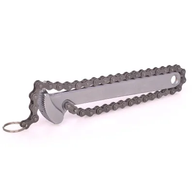 ASAKI AK-1019/20/21/22 #9" 12" 15" 24" Inch Heavy Duty Chain Wrench CR-V CRV Steel Chain Pipe Wrench Tools Adjustable Spanner