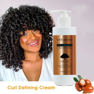 Wholesale Private Label 4C Hair Moroccanoil Curling Defining Cream Leave in Enhances Waves Hair Curl Definition Cream Best