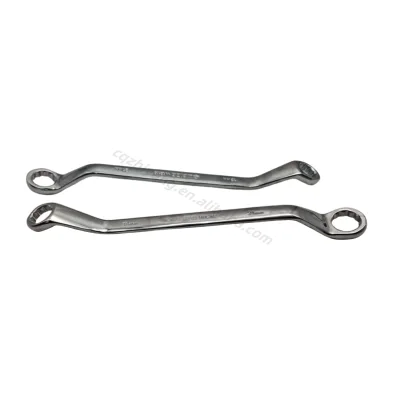 For Southeast Asia Competitive Price Open Jaw Wrench Set Chrome Finish Double Ring Spanner Tools for Motorbike Parts Replacement