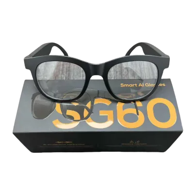 SG60 Outdoor UV Protection Headset Wireless Glasses Player AI Translation Wearable Waterproof Answer Call Smart Audio Glasses