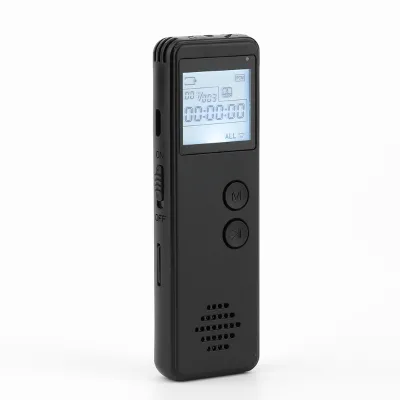 Portable Digital Voice Recorder with 32GB TF Card Support for Lectures & Meetings Records Audio in MP3 Format