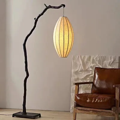 Modern Japanese LED E27 Floor Lamps Wabi Sabi for Bedroom Living Room Personality Study