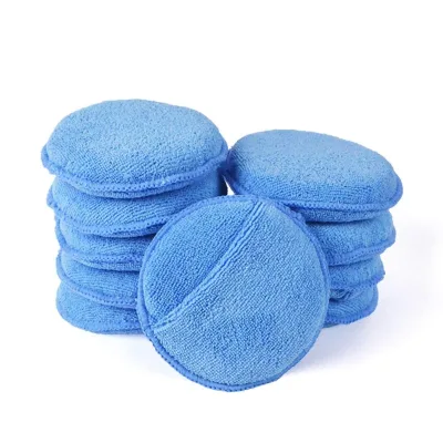 Multi-Purpose Soft Microfiber Wax Applicator Foam Pad Waxing Sponge Car Polishing Pads
