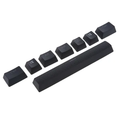6.5u Space Translucent Keycap Mechanical Keyboard 8 Key Supplement PBT Two-color Keycap Storage