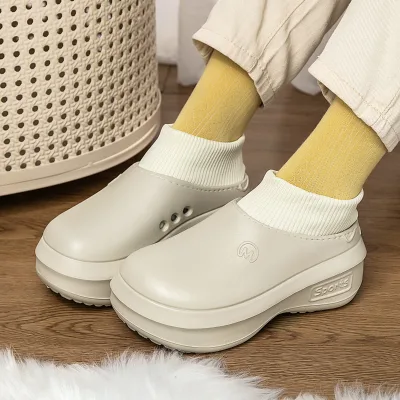 Women's slippers Anti-slip Wear Resistant Cotton Drag Winter Casual Fashion Cotton Drag