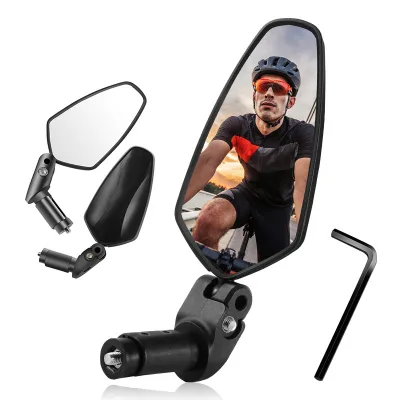 360 Degrees Bicycle Mirror Ebike Electric Bike Handles With Mirrors MTB Road City Reflective Rotated Rearview Mirrors