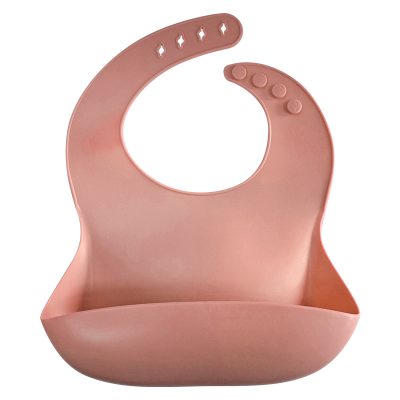 Baby Bibs Customized Waterproof Bib Bpa Free Adjustable Easy Clean Baby Silicone Bib for Babies