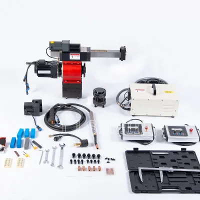 Hot Sale Short Shaft Chamfering and Bearing Journal External Shaft Turning Repair Machine
