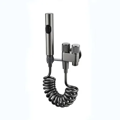 2024 Modern Design ABS Press-Free Pressurized Toilet Spray Gun Daily Cleaning Flushing Tool for Basin Use for Washing Machine
