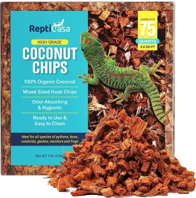 5KG Compressed Reptile Bedding Block Brick Coconut Coco Chip Substrate
