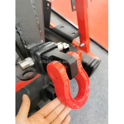 Multifunction Tow Hook Hitch Cover Lock Pin Bow Towing D Ring Shackle for Towing Apply to Off-road Vehicle